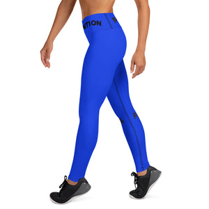 RF Blue Side Logo Yoga Leggings