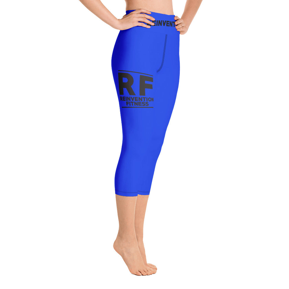 RF Blue Yoga Capri Leggings